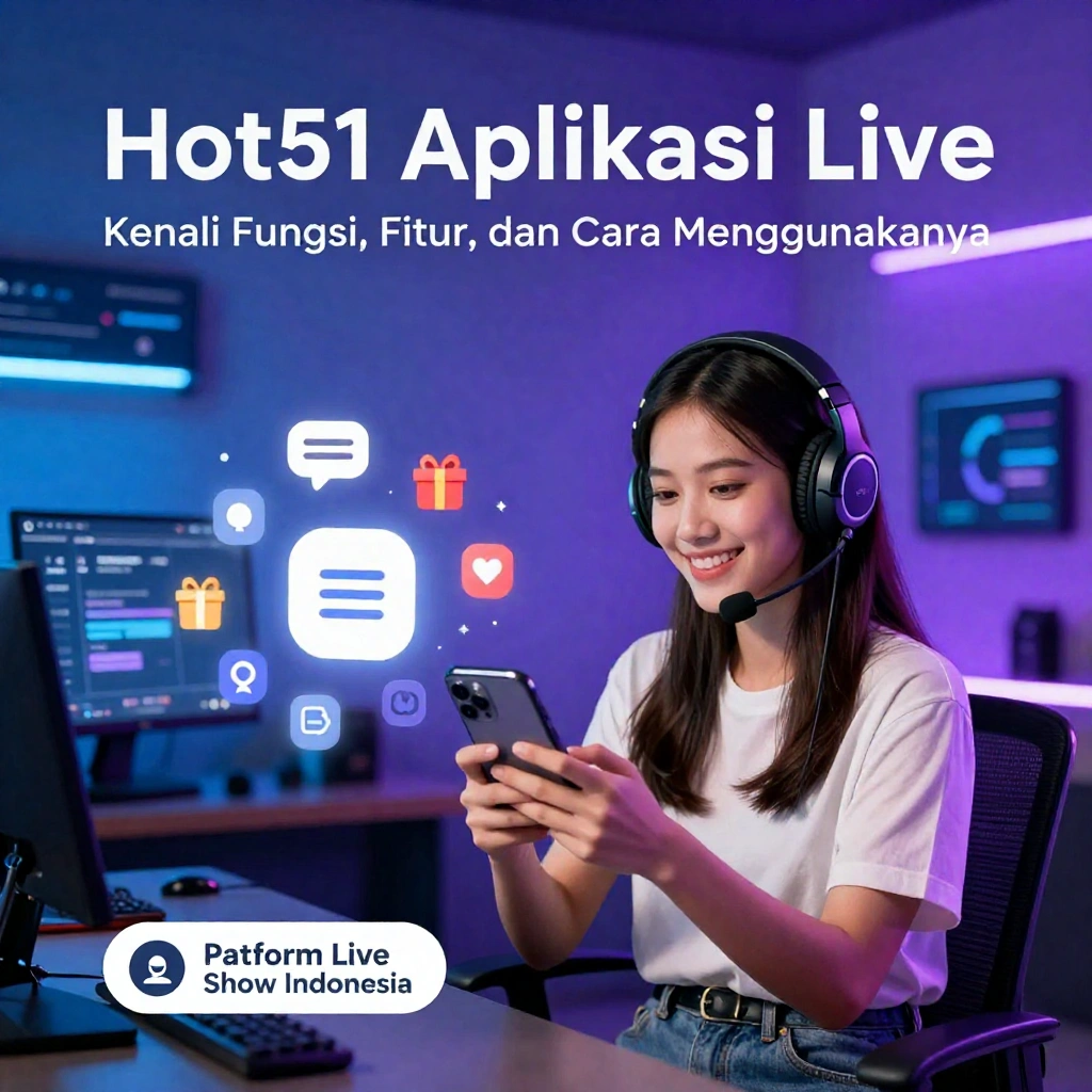 Hot51 Aplikasi Live Fungsi, Fitur, dan Cara Menggunakannya