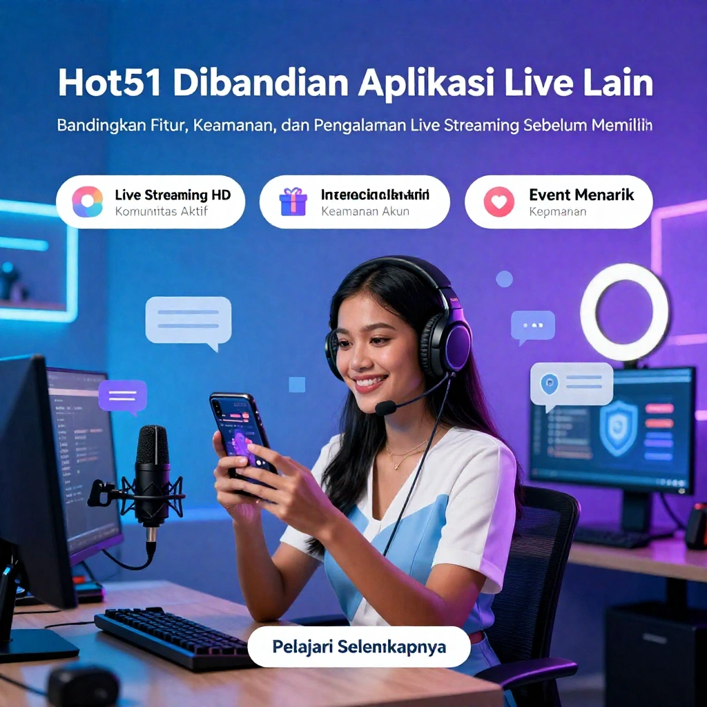 Hot51 Dibanding Aplikasi Live Lain Mana yang Lebih Layak Dicoba