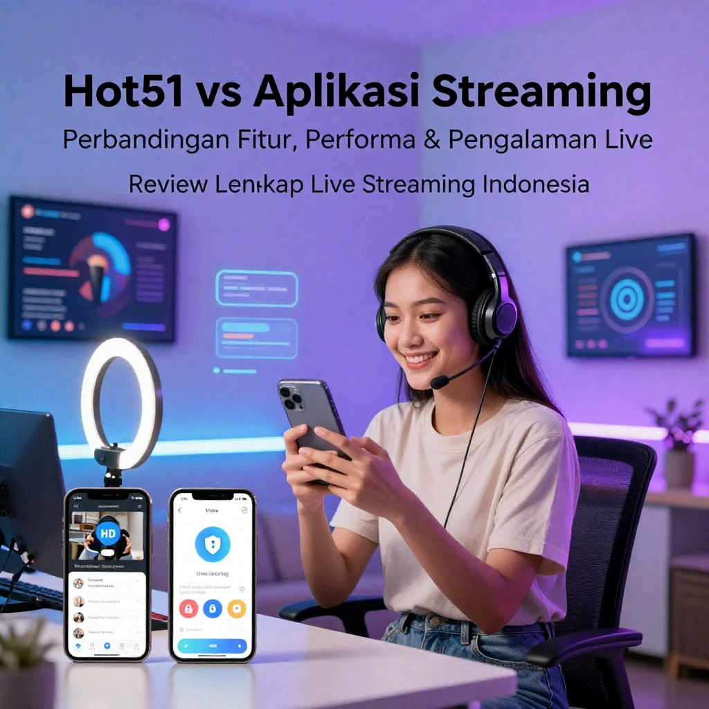 Hot51 vs Aplikasi Streaming Perbandingan Live Streaming Modern di Indonesia