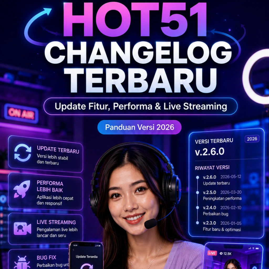 Hot51 Changelog Terbaru Panduan Memahami Update Live Streaming