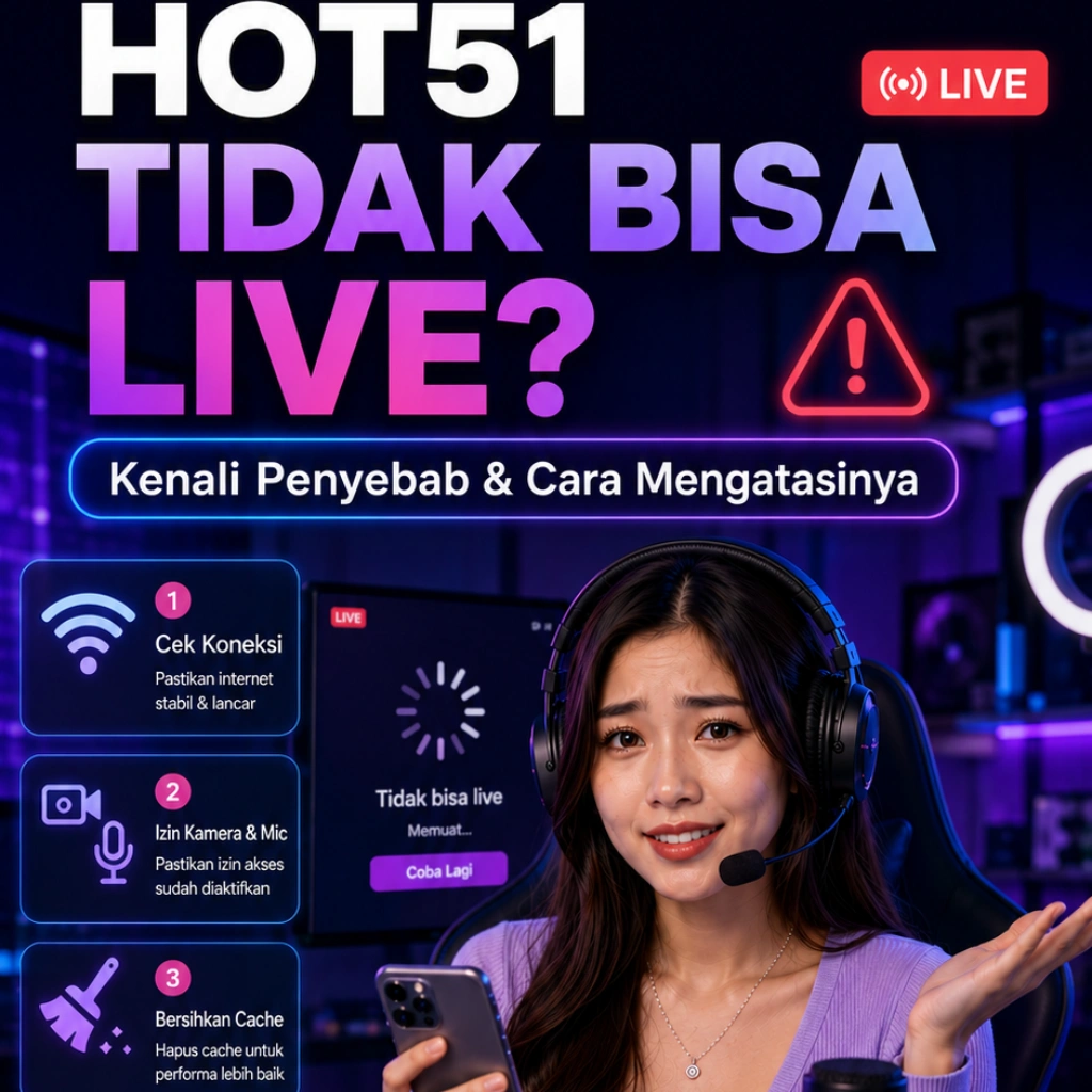 Hot51 Tidak Bisa Live Penyebab dan Cara Mengatasinya